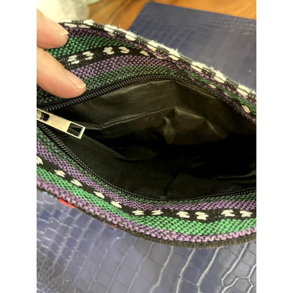 Rhinestone Boho Glamour Purse Hummingbird Handbag Crossbody Bag Indie Woven - Picture 4 of 4